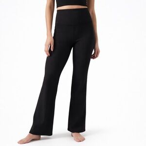 Athleta Salutation Stash Rib Flare Size Xlarge Black #467898